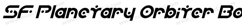 SF Planetary Orbiter Bold字体转换